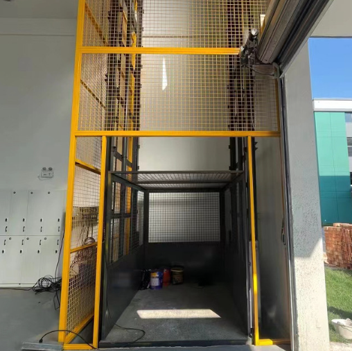 滁州导轨式升降机助力物流园破解运输难题